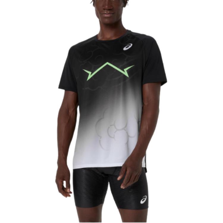 Asics Logo Print Short Sleeve T-Shirt Men tops 2091A816-001 L