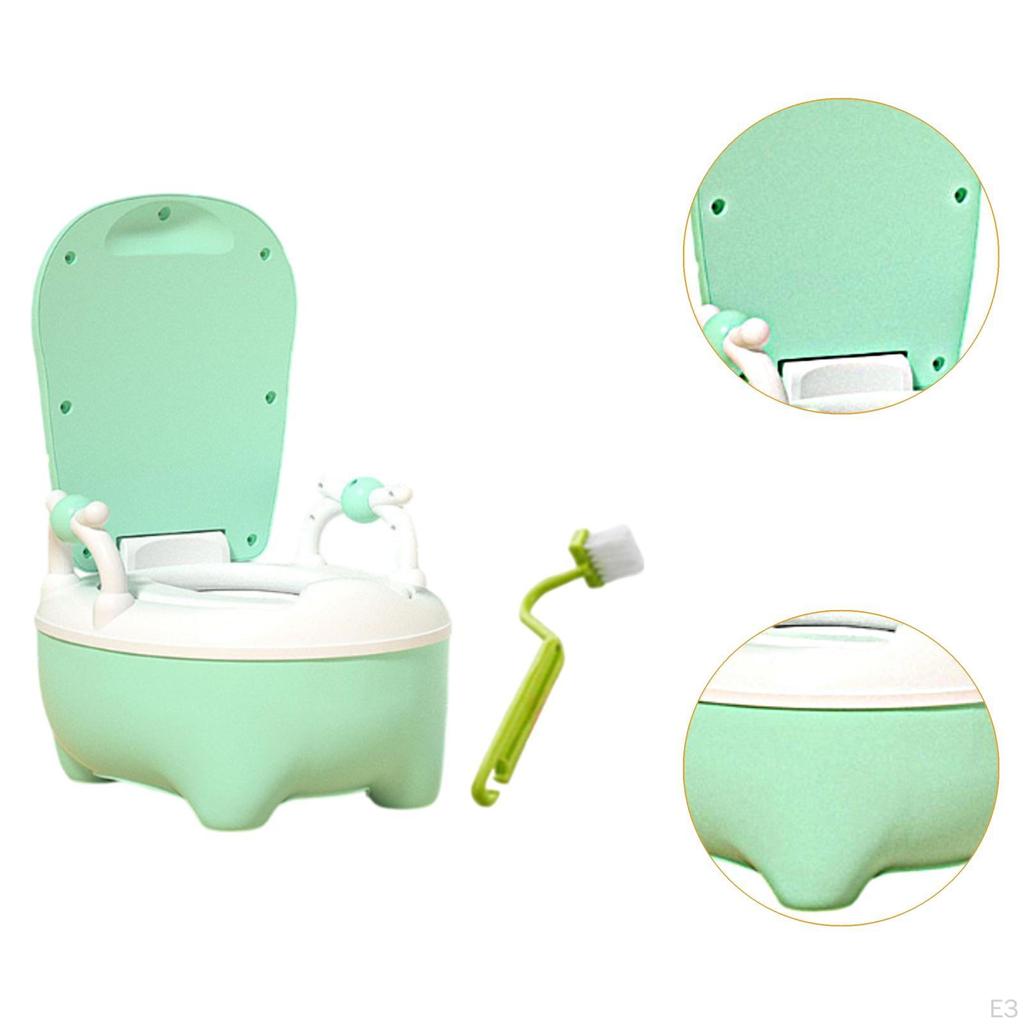 Baby Potty Toilet Kids Chair with Spilling Guard Realistic for Travel Camping