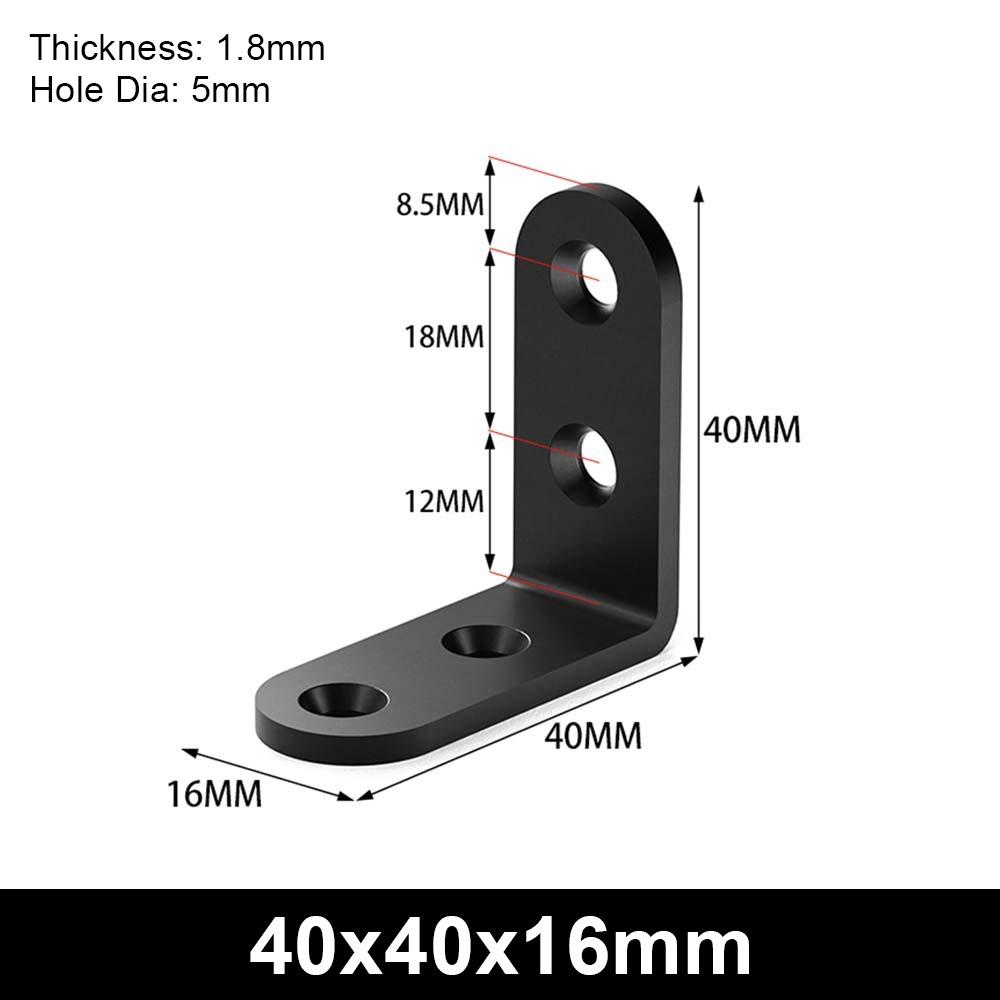1Pcs 90 Degree Corner Stand L-shaped Mending Plate New Angle Bracket  Furniture Hardware