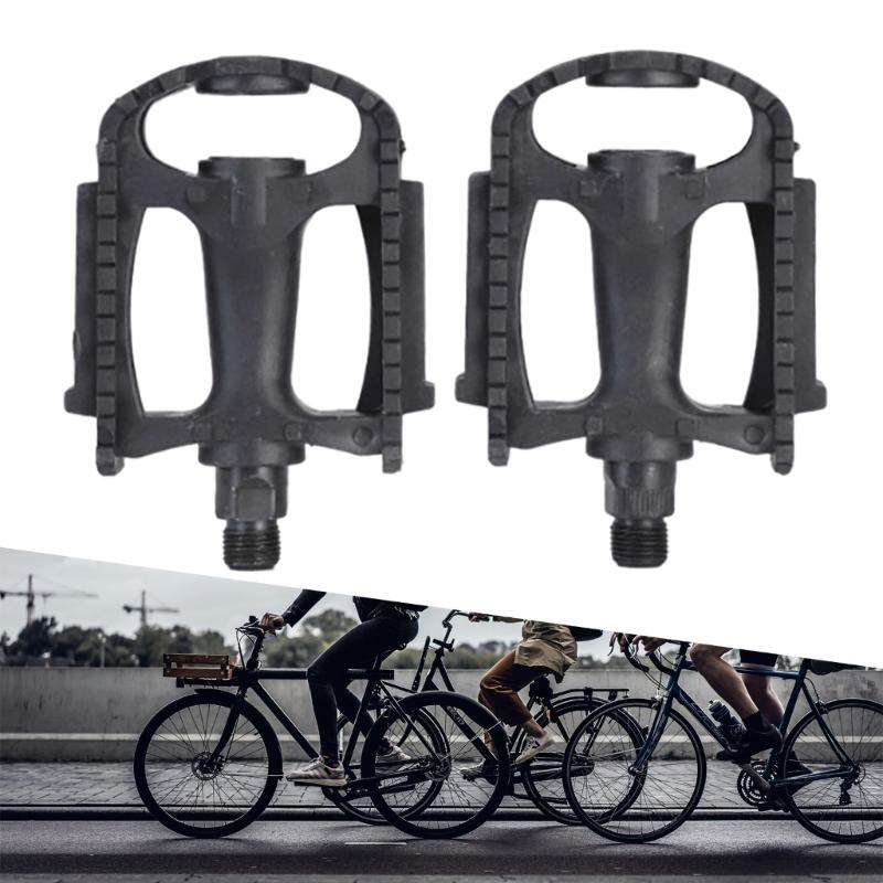 9/16'' Bearing Pedals Waterproof Dustproof Mountain Bikes Pedals Bicycles Nonslip Wide Platform Bicycles Plastic Pedals