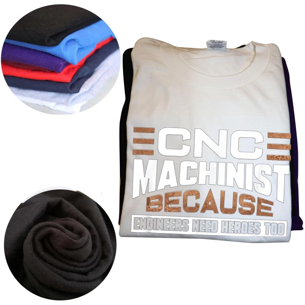 Funny CNC Machinist Operator Machining T Shirts Graphic Cotton Streetwear Short Sleeve Birthday Gifts Summer Style T-shirt Men