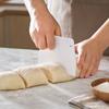 Plastic Dough Scraper Cutter, Trapezoid Baking Tool for Kneading and Cutting Dough