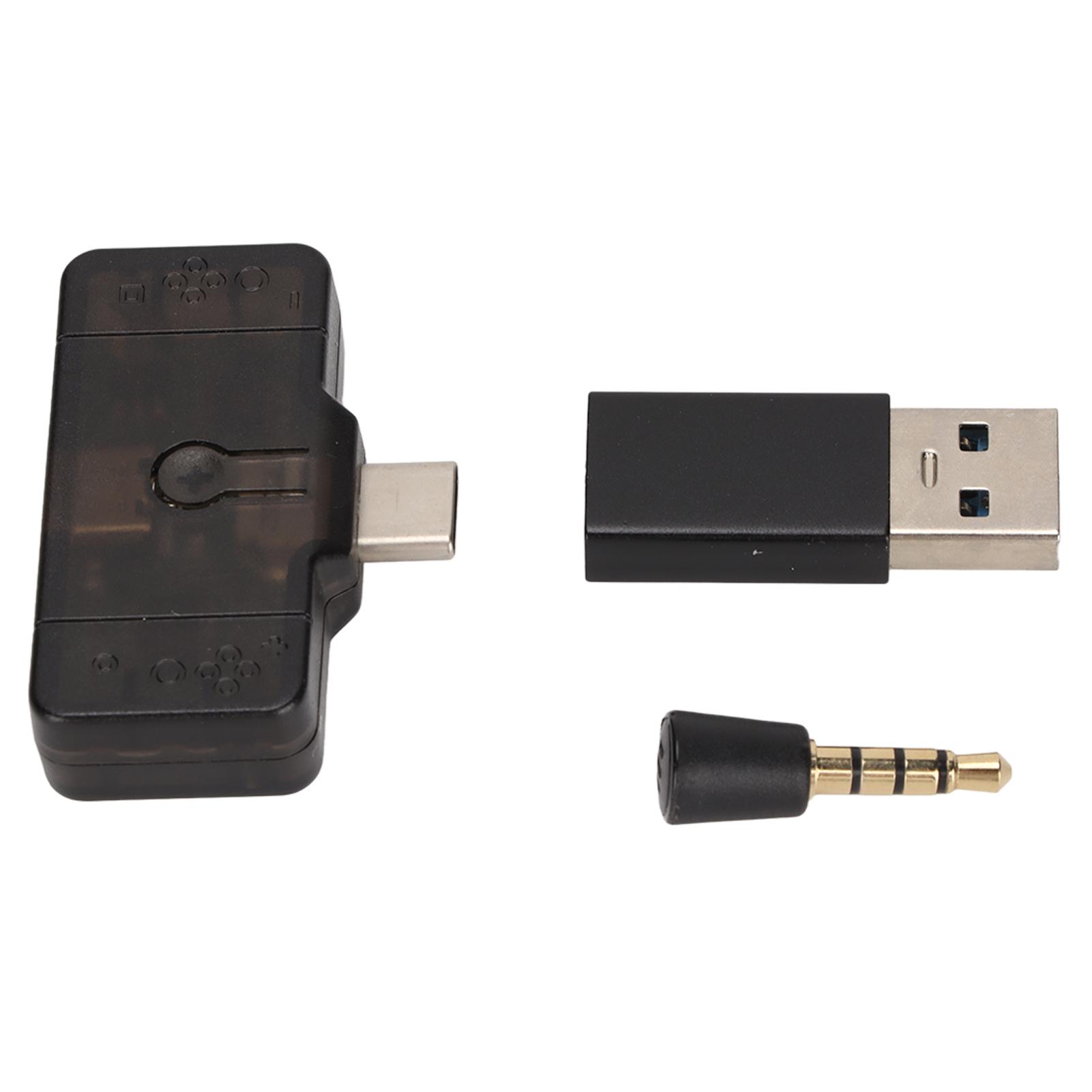 

HSSW287 Bluetooth Transmitter Multifunctional Wireless Type C Bluetooth Dongle Adapter for PS4 чорний