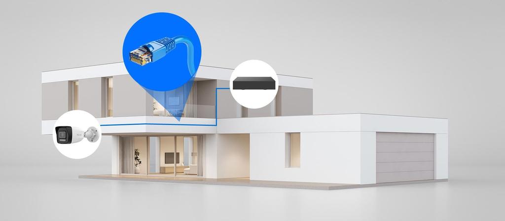 Cameră IP Hilook IPC-B180HA-LU tub 8MP Smart-hibrid Light