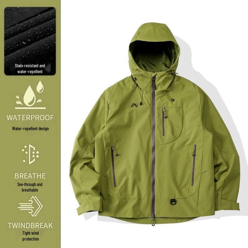 Outdoor Assault Jacket: Warm Waterproof/Windproof 3-in-1 Unisex Mountaineering Coat for Autumn/Winter