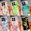 Cute Flower Case For Xiaomi 15 Pro Ultra Clear Soft Silicone Protective Bumper Cover For Xiaomi15Pro 15Ultra Anti Scratch Fundas