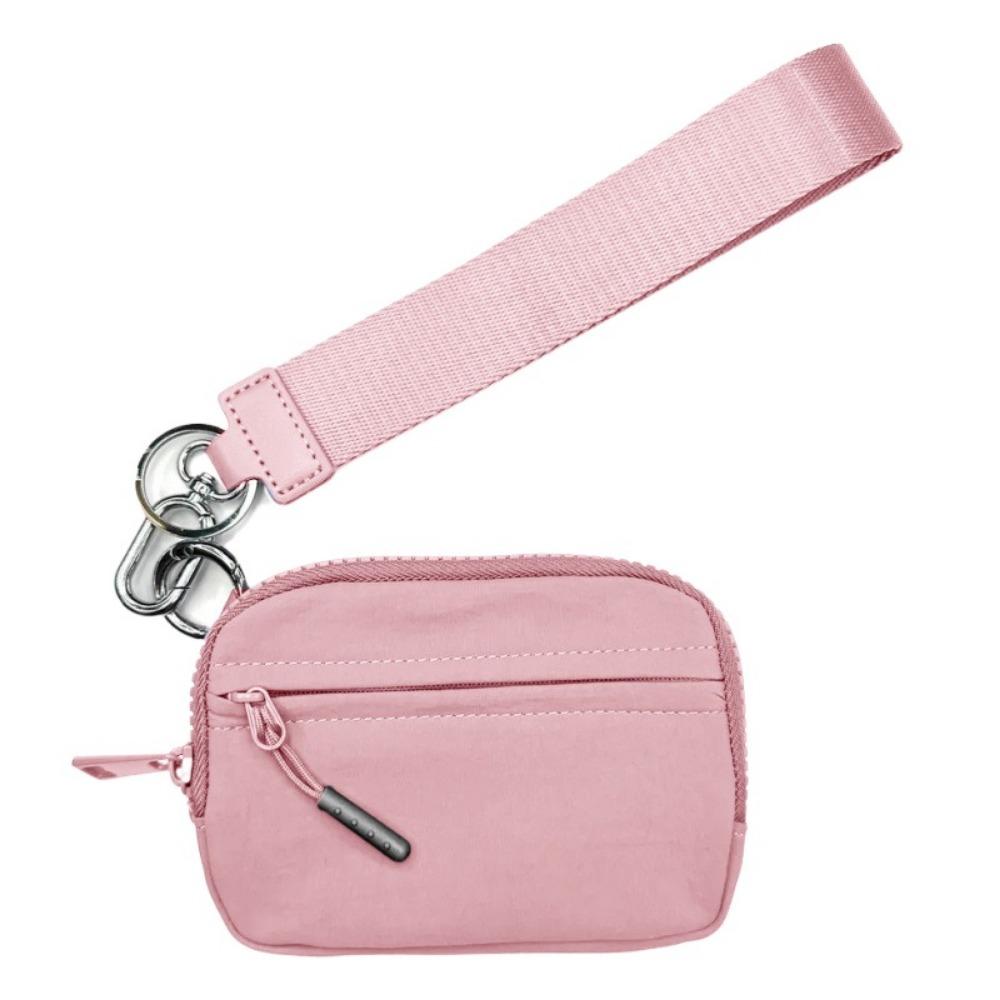 Fashion Mini Coin Bag Card Slots Women Wrist Wallet Simple Women's Keychain Wallet Card Holder