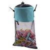 Mesh Clothespin Bag Holder with Drawstring Closure Breathable Moisture Resistance Large-Capacity Clothespin Storage Organizer
