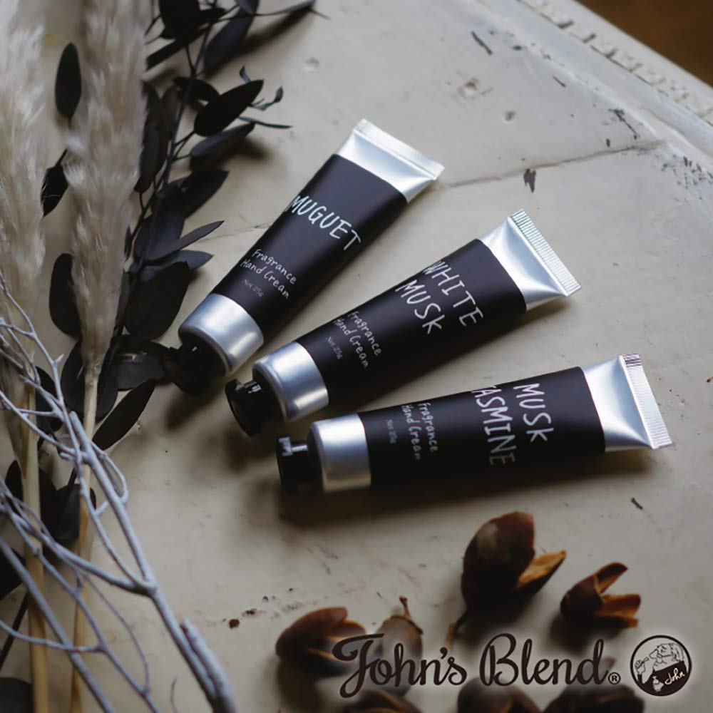 Blend Hand Cream Mini Tube with Moisturizing Made In Musk 25g John's Ingredients, Japan, OA-JON-48-6, Jasmine, (x 1)