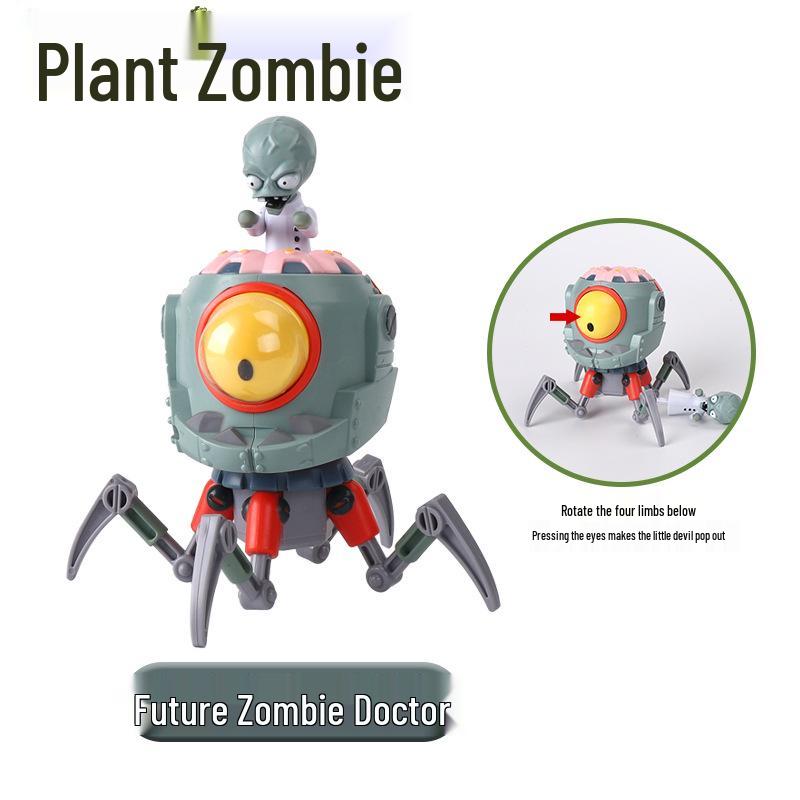 Plants vs. Zombies Toy Set: Machine Bug, Football Gun, Pea Pod, Carnivorous Plant Models