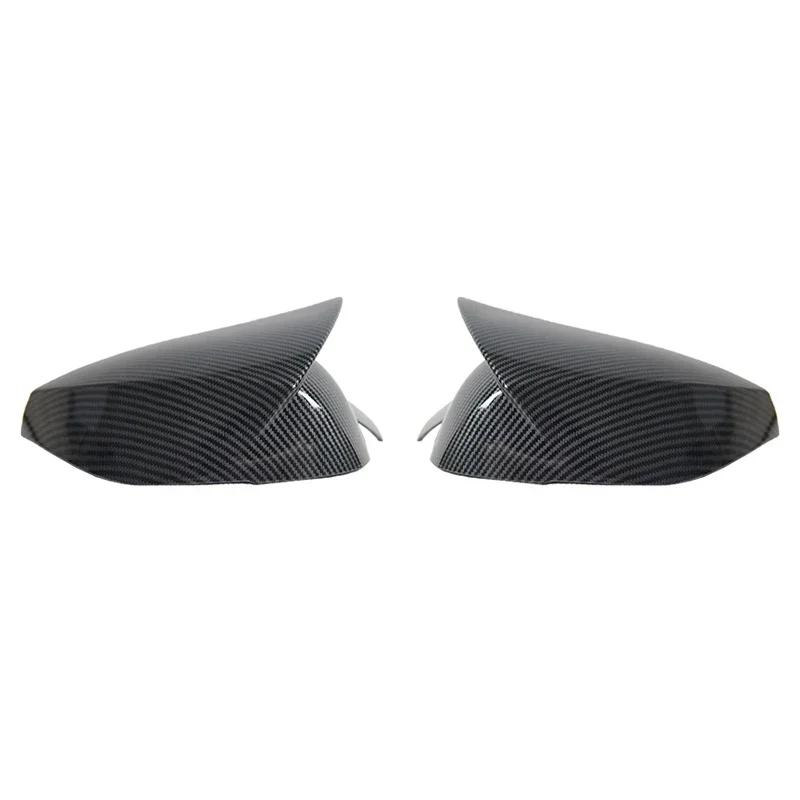 2PCS Car Side Door Rearview Mirror Cover Cap Rear View Mirror Shell Case Trim for Infiniti Q50 Q60 QX30 Q70 2014-2020