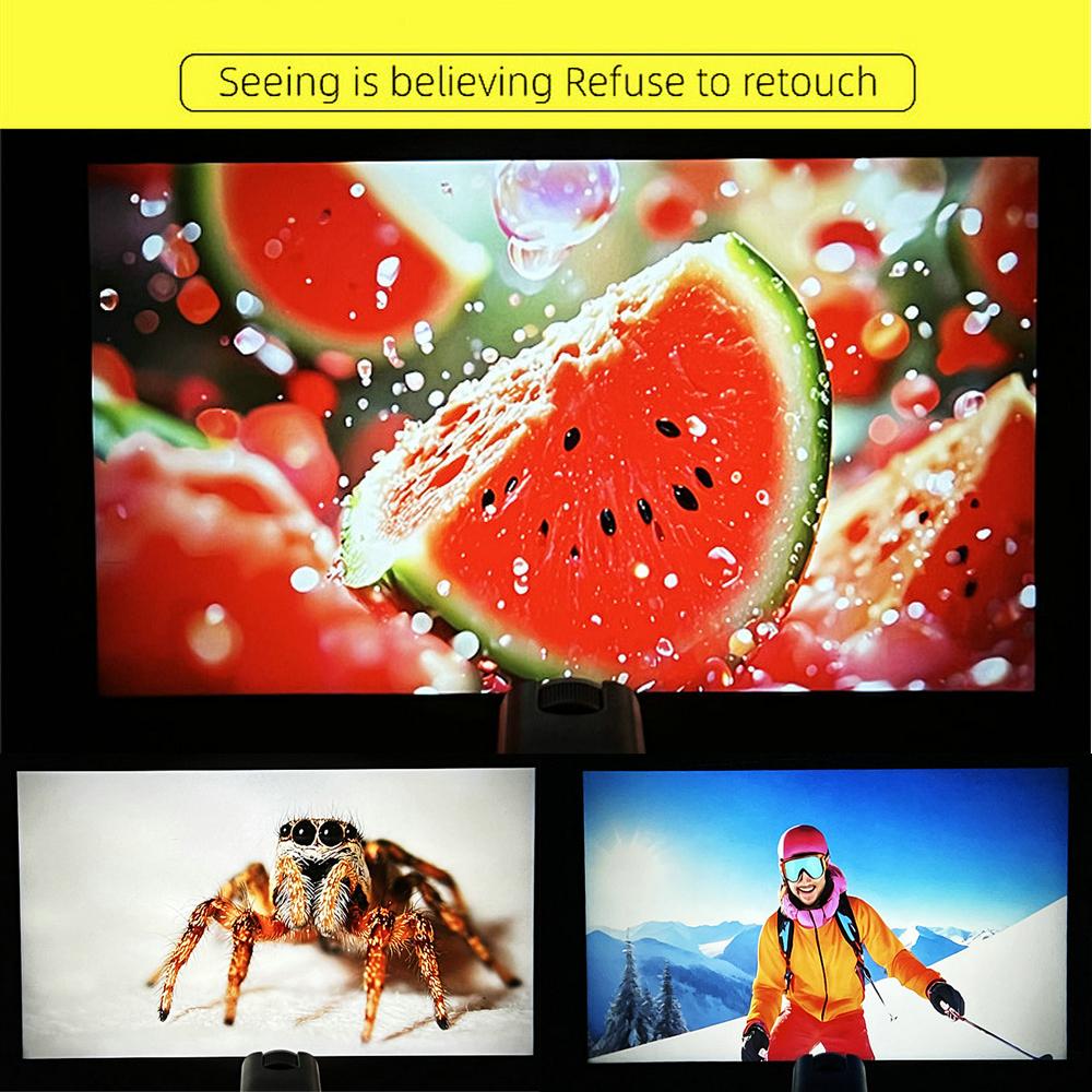 New Arrival Vivicine Y1S Pro Portable HD Android 12 WIFI LED Home Theater Movie Game Projector