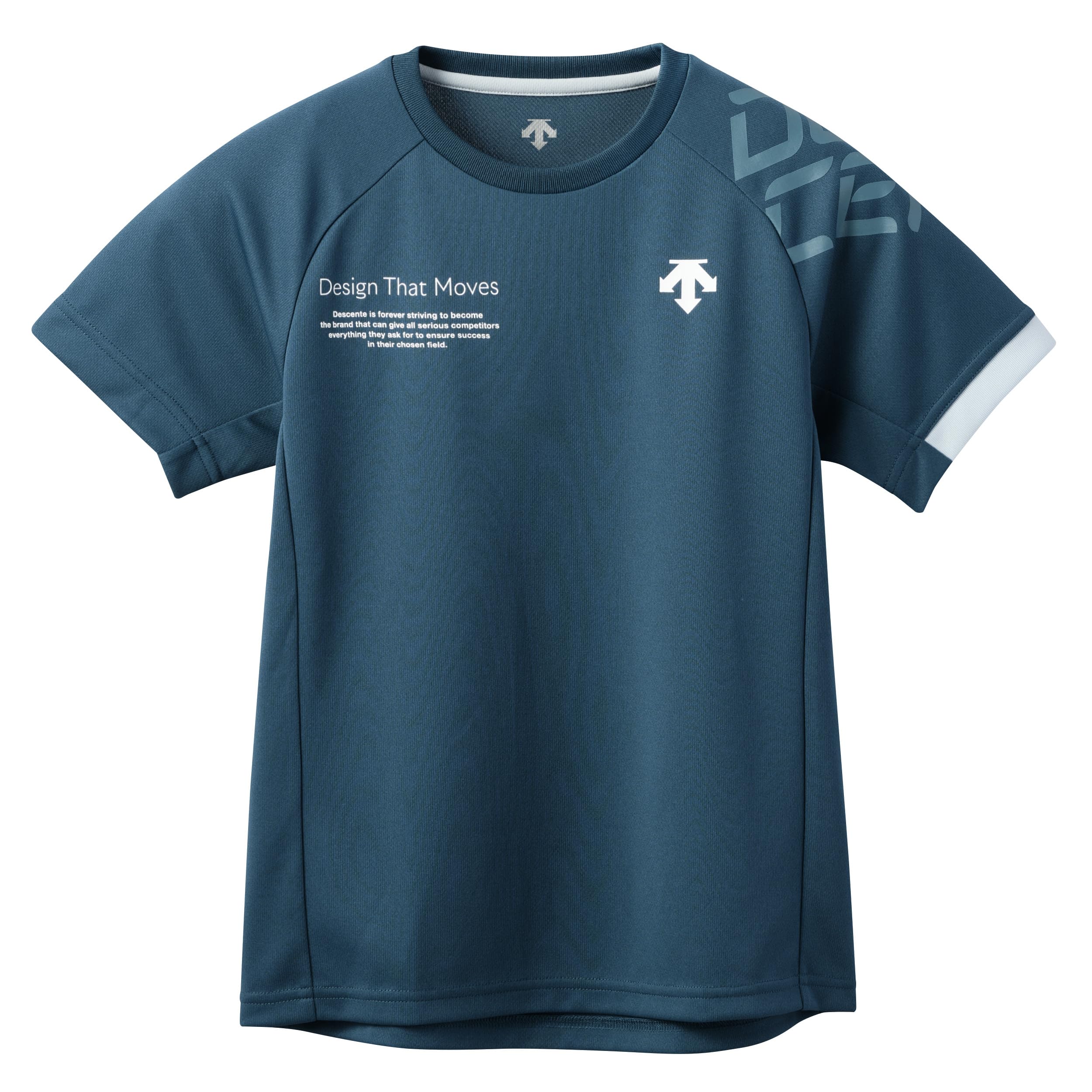 

DESCENTE Волейбольная футболка с коротким рукавом реглан для мужчин и клуба GR00, Легкая в движении, Влагоотводящая, Быстросохнущая, Дышащая, в, Рукава, Женщины,