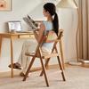 Foldable Dining Chair Bamboo Portable Modern Comfortable Dining Chairs Minimalist Relaxing Rattan Chair Home Interior Furniture