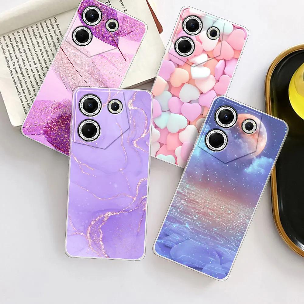 Für Tecno Camon 20 Pro 5G Hülle Klare Silikon Weiche TPU Handyhüllen Abdeckung Für Tecno Camon 20 Hülle Für Tecno Camon 20 Pro Hüllen