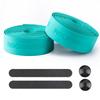 ROCKBROS Road Bike EVA Bar Bicycle Grip Handlebar with End Set of 1 and Mint Green Tape, Tape, Tape, Non-Slip, Caps, (Left Right),