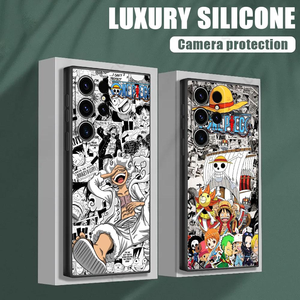 Comics One Pieces Anime Phone Case For Samsung Galaxy S25 S24 S23 S20 S21 FE S26 S22 Ultra 5G S26 Plus S25FE Soft Silicone Cover