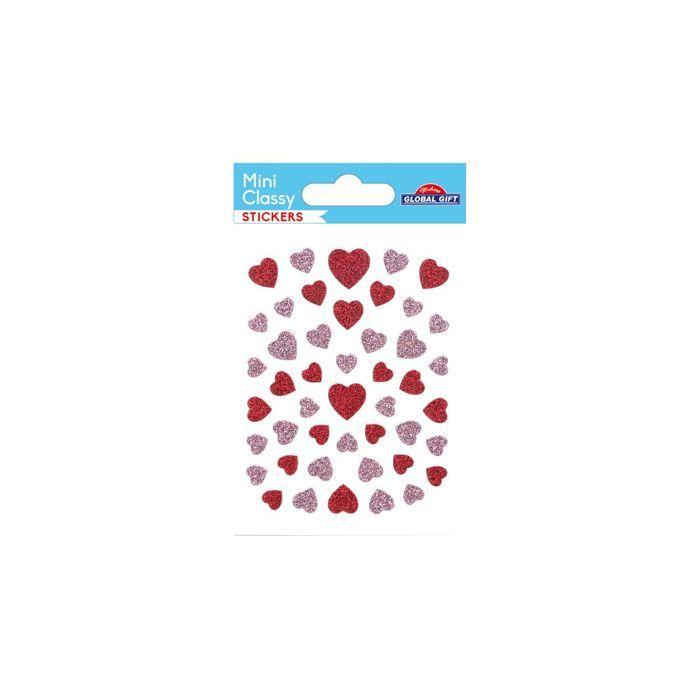 Stickers Roses rouges - Dorures et Paillettes - 1,8 cm