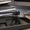 Minimalist Desk Decor 3D Printed Ninja Pen Holder, Unique Figurine, Creative Decorative Cup Desktop Organizer, Craft for Storage Office Accessory