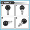 BULLSPANN 25mm Motorcycle Ball Mount Portable Tripod Ball Adapter for Rear View Mirror Screw