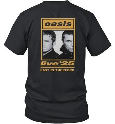 Oasis Live 2025 T-Shirt East Rutherford Konzerttournee T-Shirt