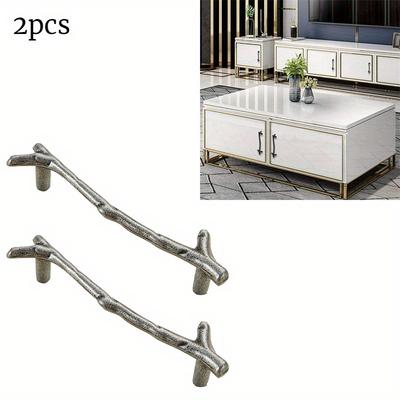 2 Stück 96mm Moderner Simplicity Knöpfe Türgriffe Beschläge Mode Ast Möbelgriff Küchenschrankgriffe