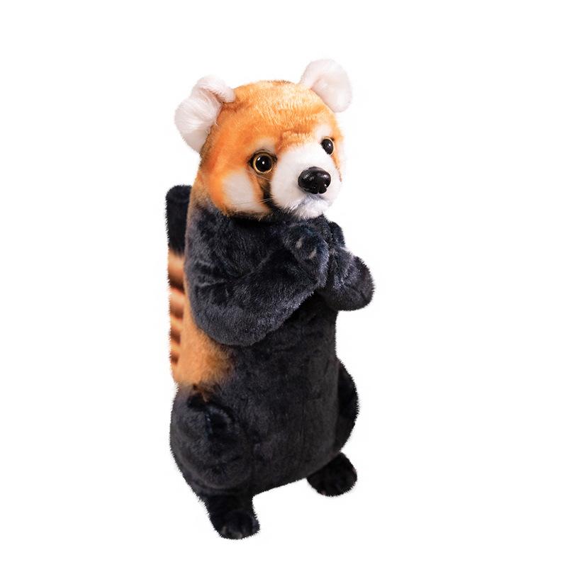 Prayer And Thanks Animal Series Simulation Animal Plush Toy Red Panda Otter Handshake Prayer And Thanks Doll