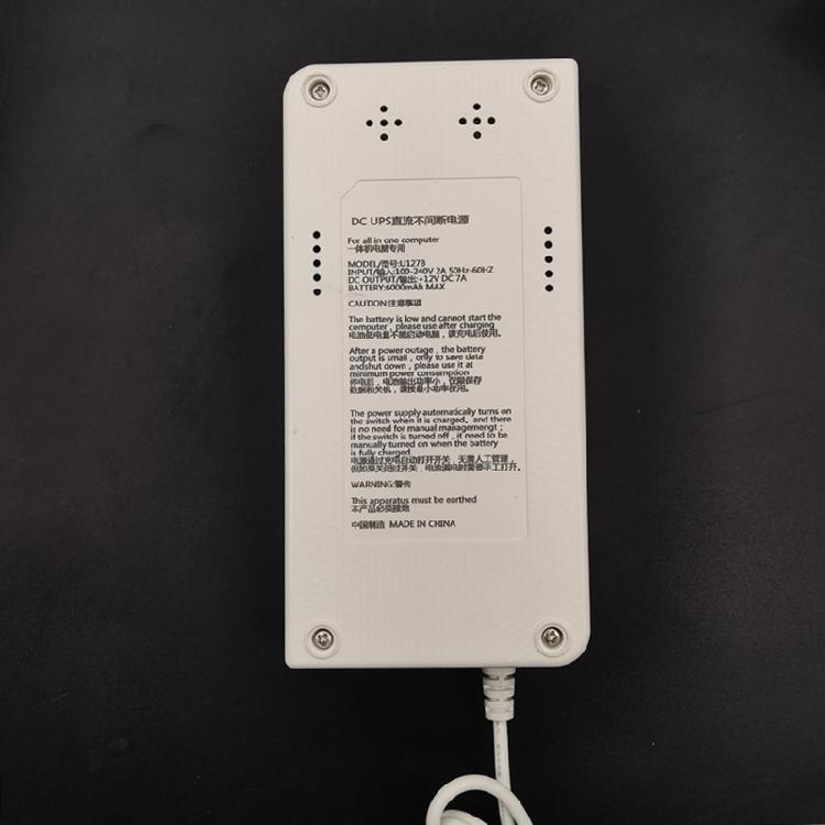 Uninterrupted Power Supply 6000mAh 12V 7A 5.5x2.5mm UPS Power Supply Adapter for Wireless Router Laptop Camera