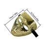 Glitter Masquerade Face Mask Mirror Surface Adult Half/Full Face Mask Metallic Disco Cosplay Costume Mask Night Club Wear