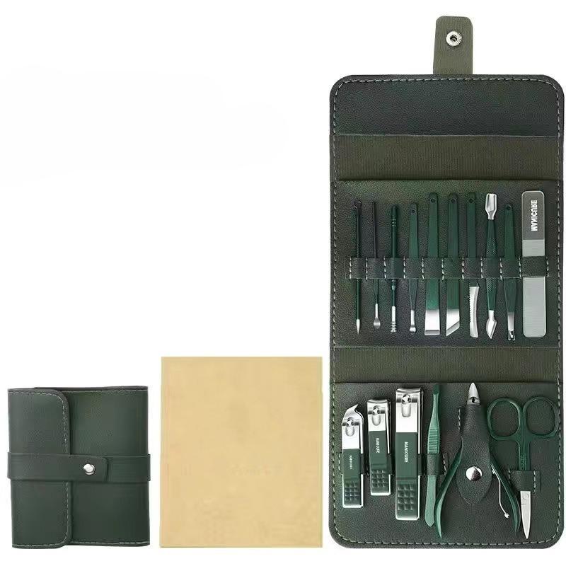 Stainless Steel Nail Clippers 6-piece Set, Portable Nail Clippers Household Nail Clippers To Remove Dead Skin Fork Manicure Tool