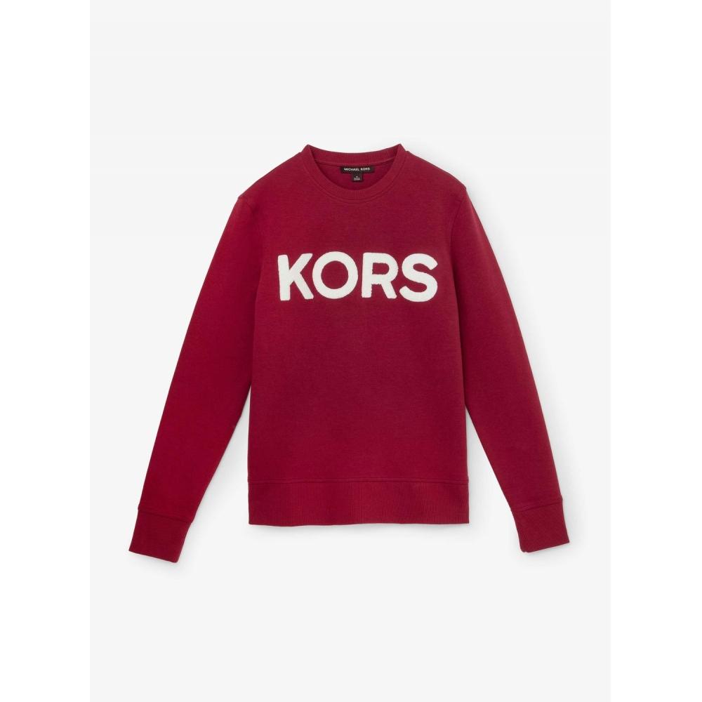 

MICHAEL KORS CHENILLE KORS CLOONIC SWEAT OF1505I5MF6487 ТЕМНО-ВИШНЕВЫЙ