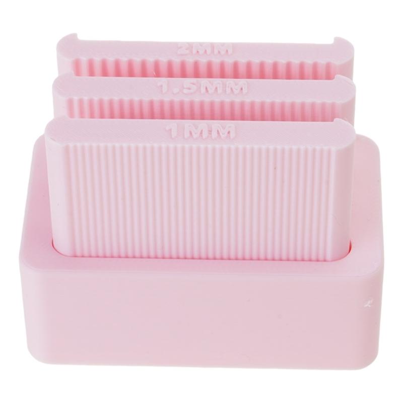 Mini Clay Ball Shaping Tool Three Size Clay Bead Maker with Storage Base for Tiny Jewelry Work, Flower Center Shaping and Clay Finishing
