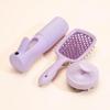 4Pcs Silicone Scalp Massage Comb Detangling Hair Brush Hairdressing Hair Dye Applicator Bottle Spray Bottle Barber Styling Tools