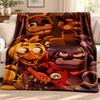 Five nights at freddy blanket Flannel Blanket Soft Cozy Plush Throw for Sofa Bed Lightweight Home Decoration Outdoor camping