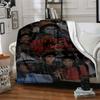1pc Michael Jacksons Versatile Looks Flannel Blanket,Ultra Soft Warm Plush Throw for Home Bedroom Bed Sofa Cover Camping Picnic Gift Y72413