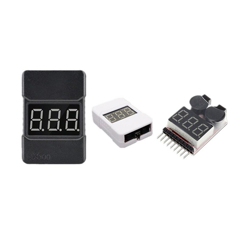 2-In-1 Lithium Battery Power Measurement Display Bb Ringing Low Voltage Alarm Electric Display Dual Function Buzzer 1-8S Module