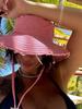 Womens Drawstring Bucket Hat With Adjustable Chin Strap Fuzzy Trim Soft Fabric Windproof For Beach Travel Outdoor