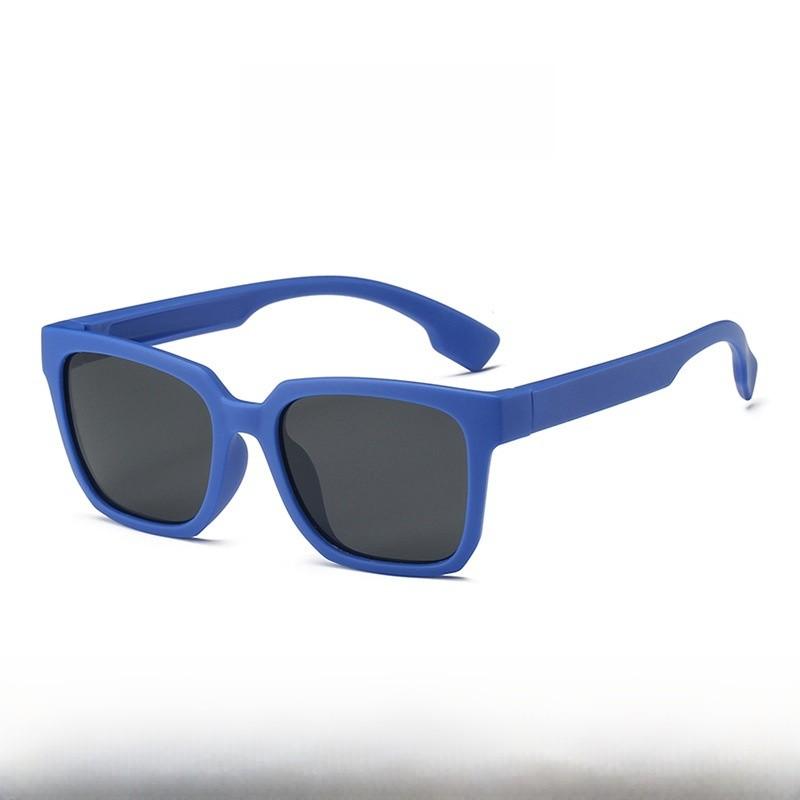 Óculos de Sol Quadrados para Crianças Com Lentes Polarizadas Tac Para Esportes ao Ar Livre e Moda