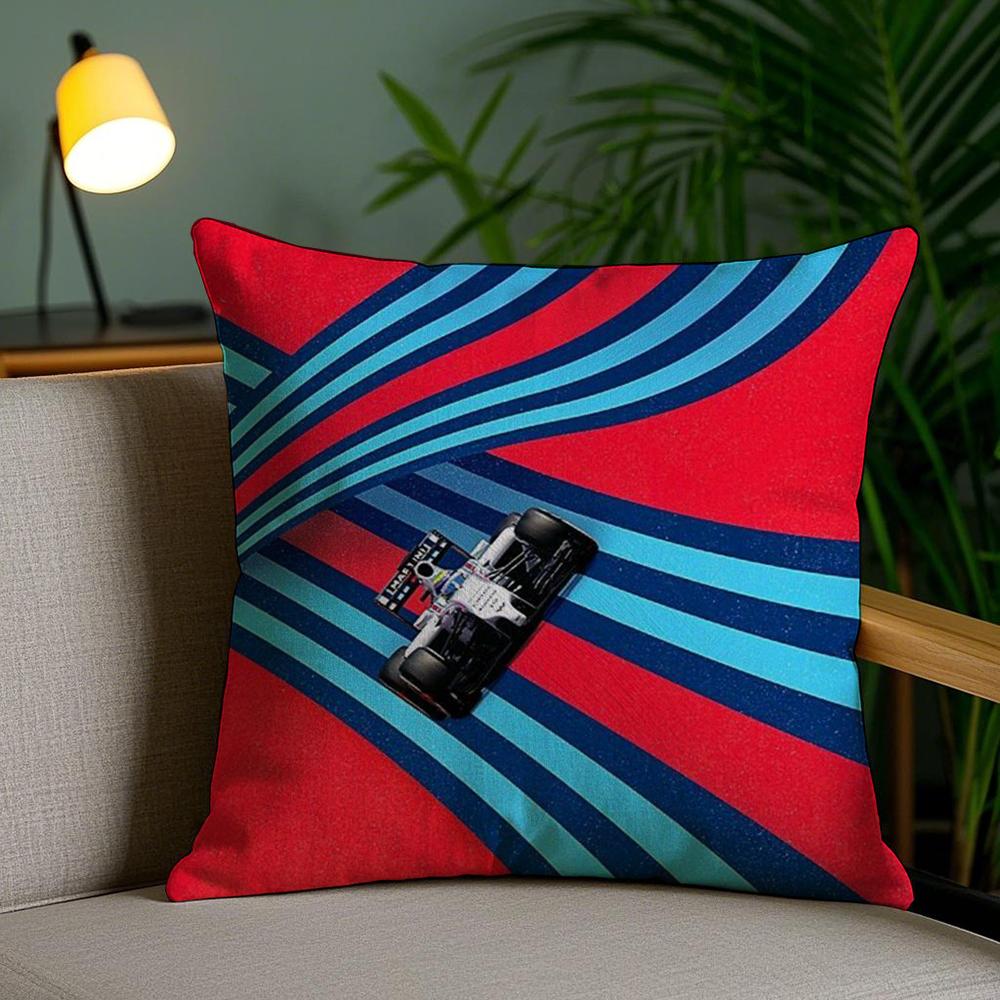 Car Cool M-Martinies Cushion Cover Plush Fabric Soft Double-Sided Printed Sofa Pillow Case Colorfast Home Decor Gift