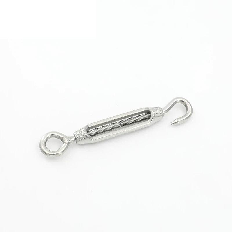 Stainless Steel 304 Adjust Chain Rigging Hooks & Eye OC OO CC Type Turnbuckle Wire Rope Tension Device