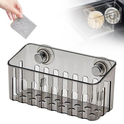 Rotating Sink Drain Racks Multi Functional Wall Mounted Bathroom Suction Cup Corner Shelf Convenient Soap Drying Rack Bathroom