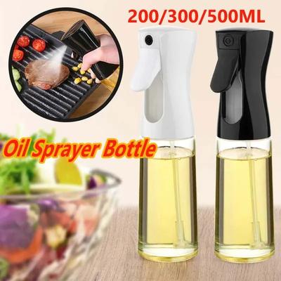 200/300/500ml Oil Sprayer High Pressure Vinegar Soy Sauce Sprayer Pour Oil Dispenser Bottle Cooking Baking Mist Oil Sprayer