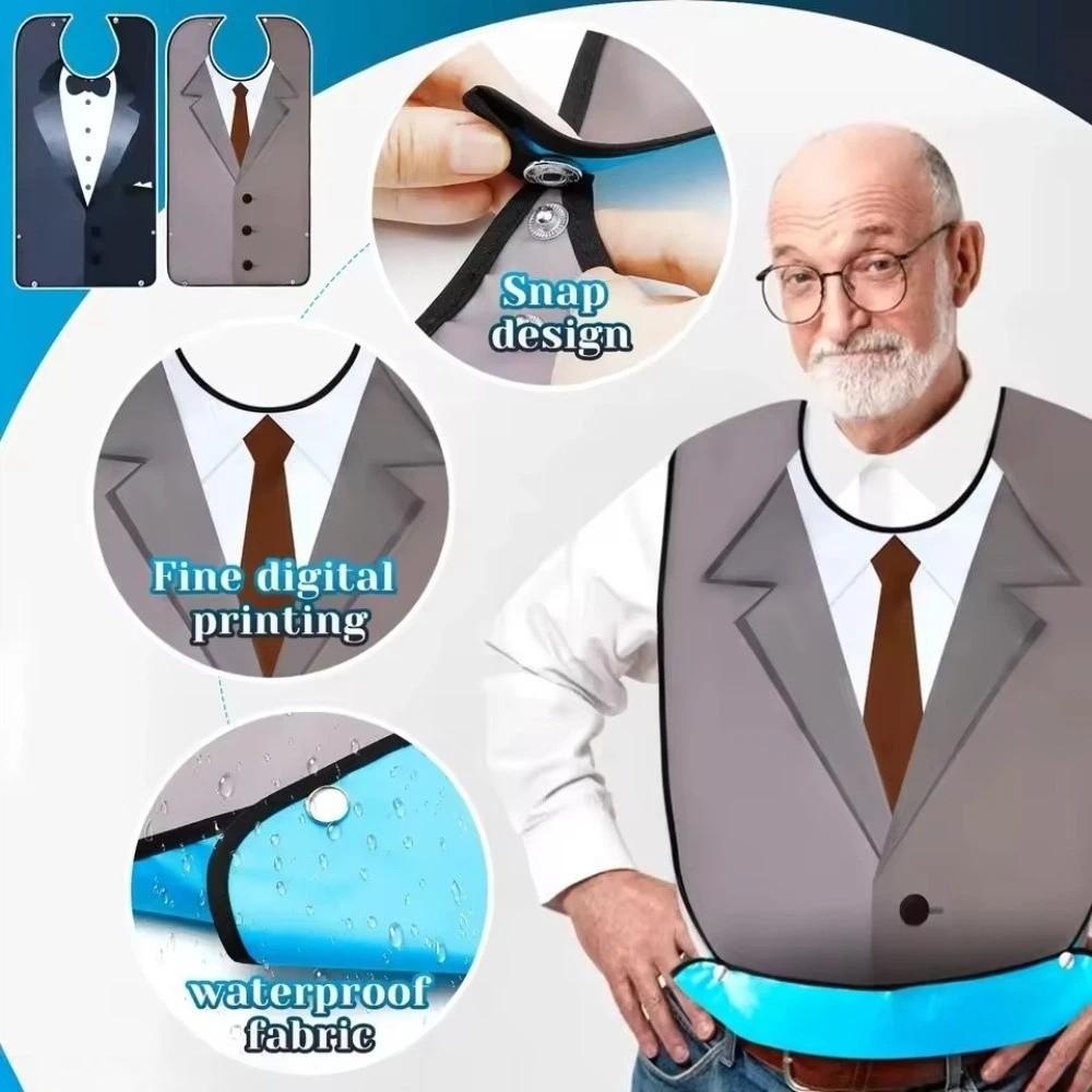 Waterproof Elderly Eating Bib Soft Saliva Towel Clothing Protectors for Elderly  Nursing Home Use