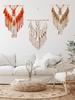 Boho Macrame Wall Hanging Handwoven Cotton Rope Tapestry with Tassels Nordic Home Decor