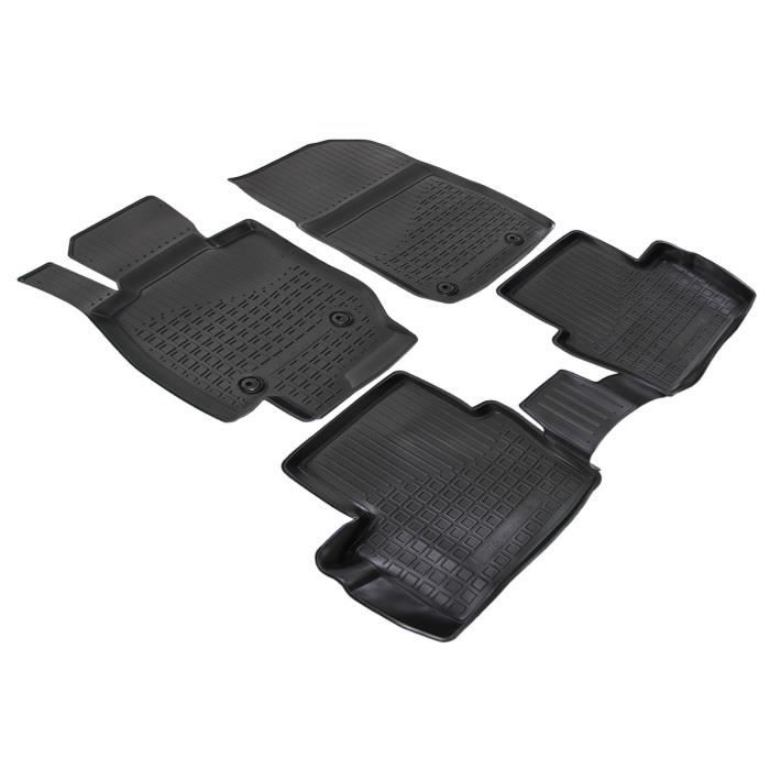 3D Rubber Floor Mats - J&J AUTOMOTIVE - Mazda CX-5 2012-2017 - Black - Custom Made - Non-Slip