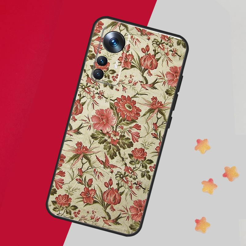 Floral Chic Roses Tulips Garden Case For Xiaomi 15 14 13 Ultra 11T 12T 13T 14T Pro Cover For POCO X7 X6 X3 X5 F5 F6 F7 Pro