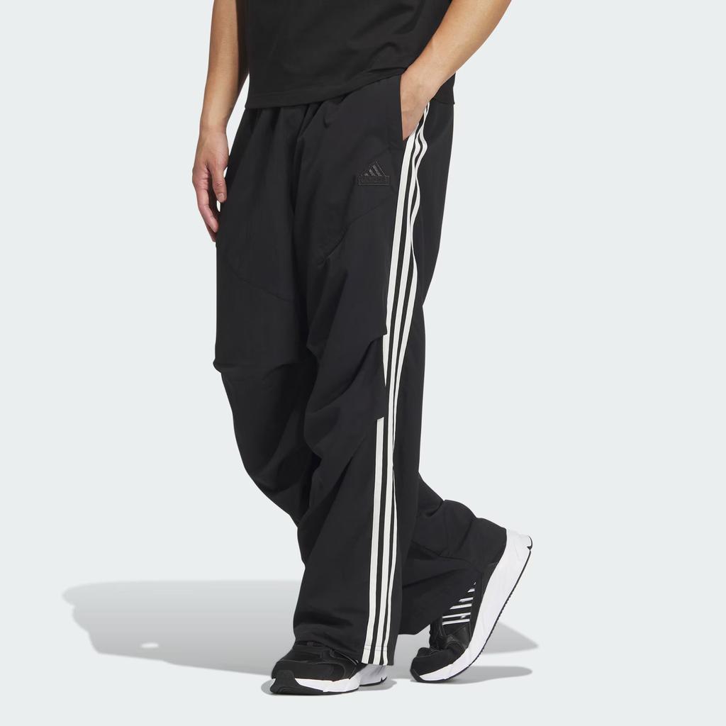 Adidas ST Track Track Pants Water Resistant Comfortable Stylish Casual Men Bottoms Black JI8642
