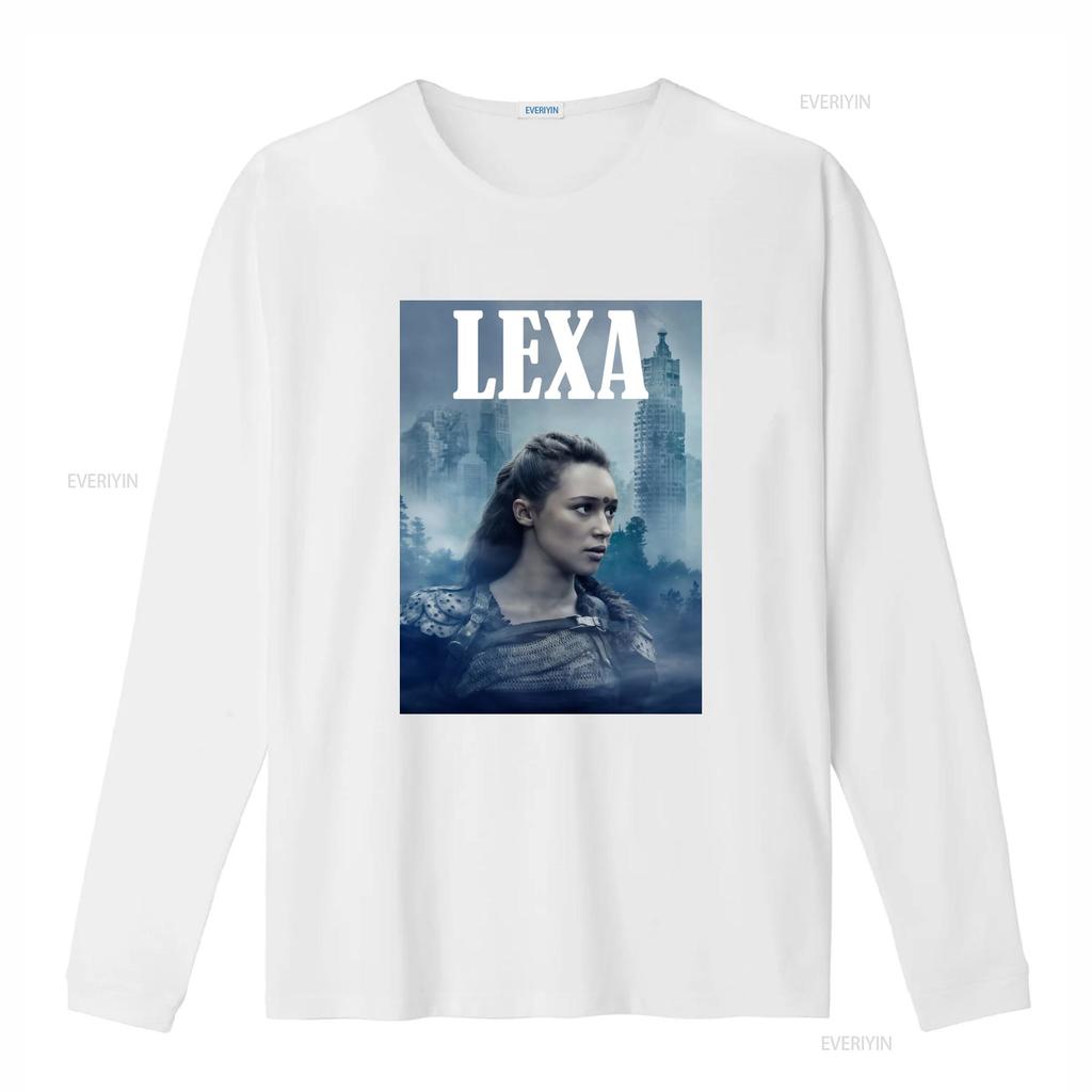 Cool Sci Fi The TV Series Lexa Character Print Casual T Shirt vintage Washed Comfortable Unisex Slightly streetwear