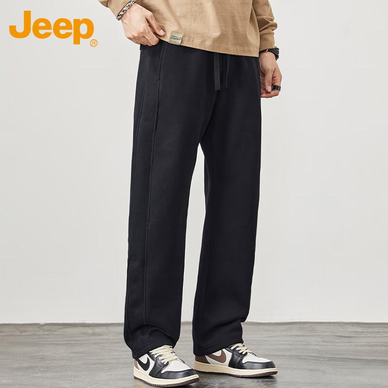 JEEP Men's Autumn/Winter Straight-Leg Casual Sport Sweatpants