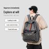 Cross-Border Plaid Korean-Style Large Capacity Backpack - Trendy, Versatile, Cool Outdoor Travel Accessory